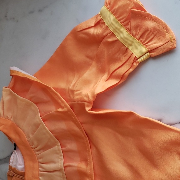 Kids Orange and Red Halloween Costume Dress - Picture 8 of 14